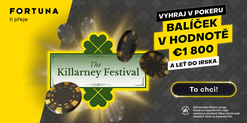 Kvalifikujte se s Fortunou do Irska na IPT Killarney