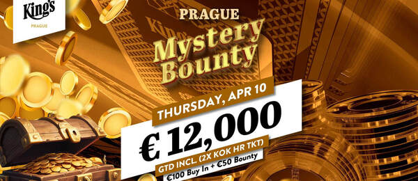 Mystery Bounty event si zahrajete v King’s Casinu s garancí €10.000