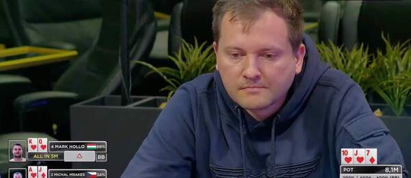 Michal Mrakeš na WSOPC v Šamoríně