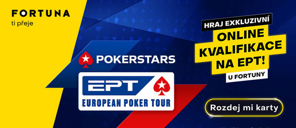 Fortuna Poker online kvalifikace na EPT Barcelona 2025
