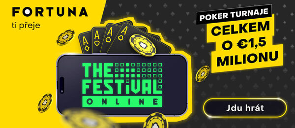 The Festival Online garantuje celkem €1.500.000 v pokerových turnajích
