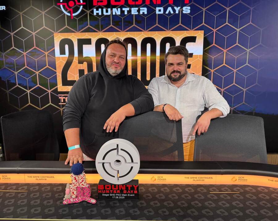 BHD PKO Main Event šampion s přezdívkou PCL (vlevo)