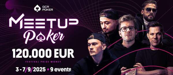 Meetup Poker festival garantuje celkem €120.000