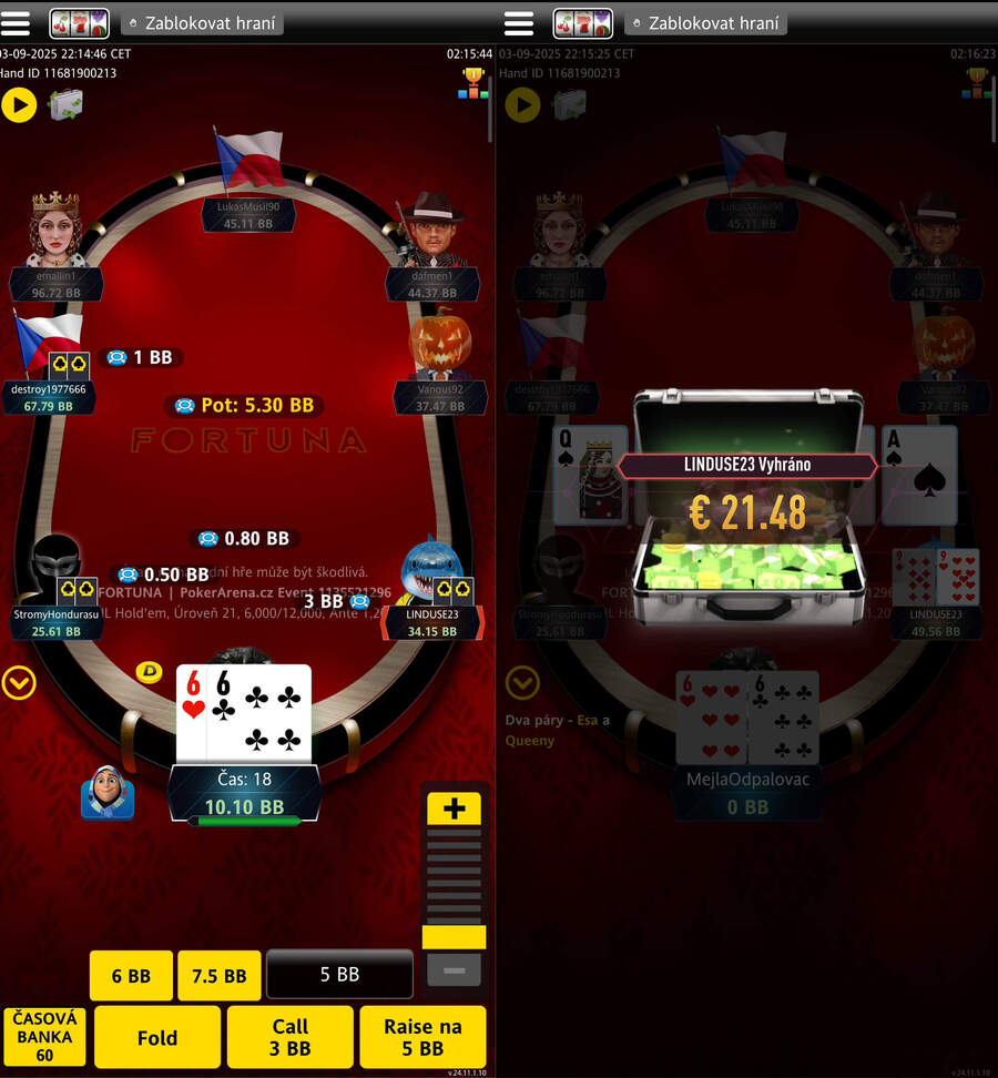 PokerArena event se na herně Fortuna Poker hraje každou středu od 20:00