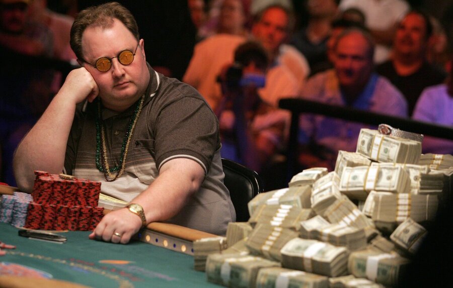 Greg ’The Fossilman’ Raymer na WSOP 2004