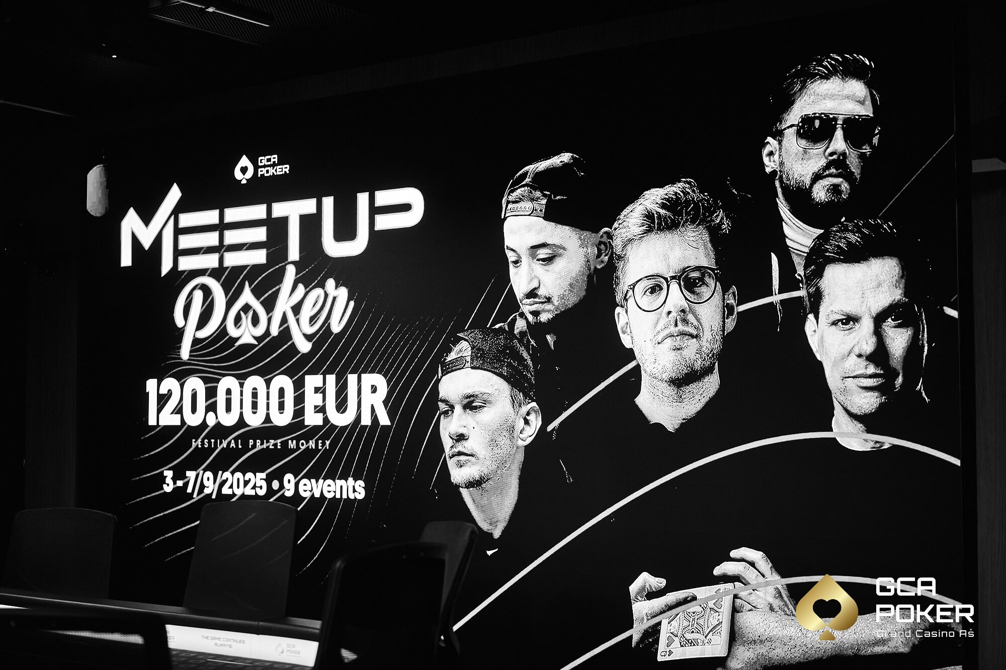 Přijďte si zahrát pokerový turnaj do Grand Casina Aš. Koná se Meetup festival