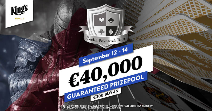 Česká Pokerová Tour v King’s Praha nabídne garanci €40.000