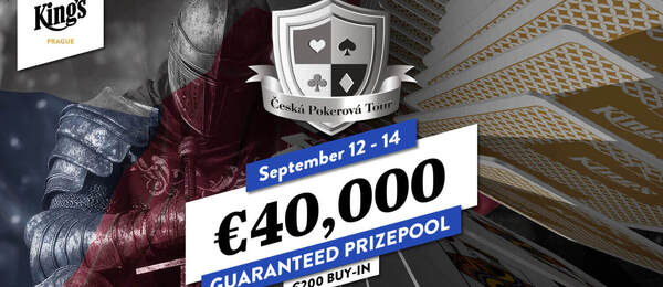 Česká Pokerová Tour v King’s Praha nabídne garanci €40.000
