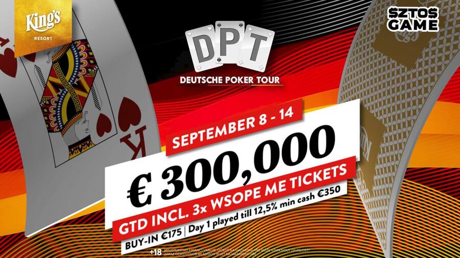 Main Event DPT garantuje minimálně €300.000 prize pool