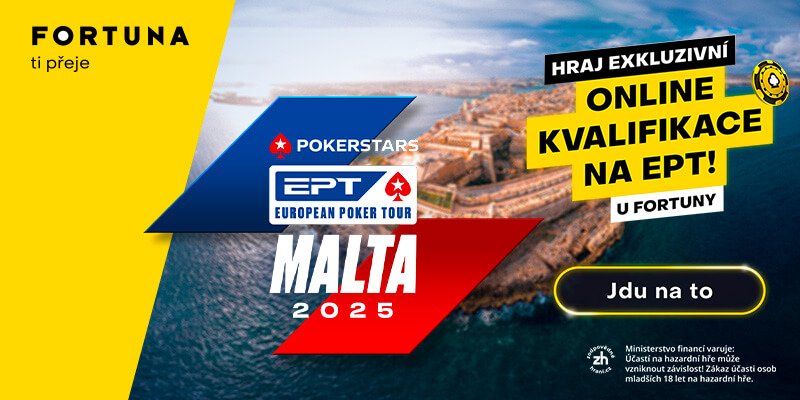 Kvalifikujte se na EPT Malta s hernou Fortuna Poker