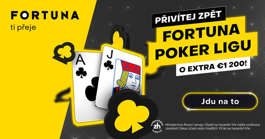 Začíná druhá sezóna Fortuna Poker Ligy o extra €1.200