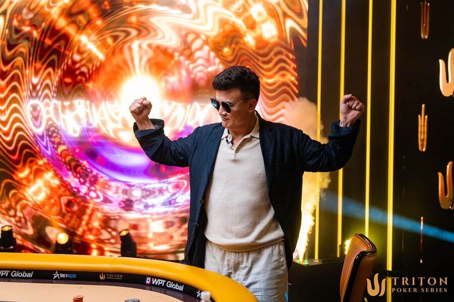 Peter Wang na Tritonu v Jeju
