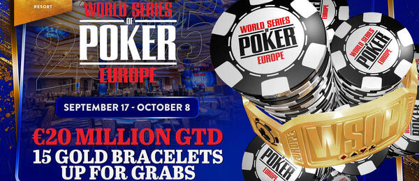 WSOPE garantuje celkem €20.000.000