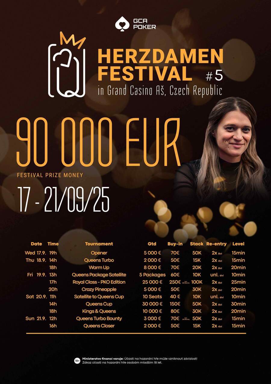 Program Herzdamen Festivalu v Grand Casinu Aš
