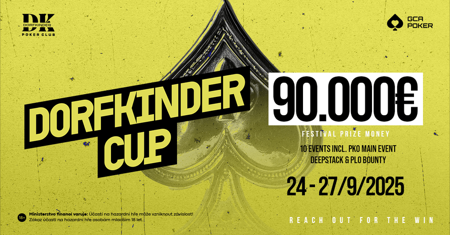 Dorfkinder Festival garantuje celkem €90.000 v prize poolech