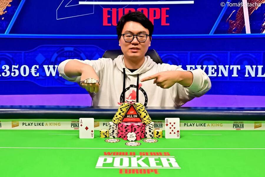 Yuhan Wang se stal šampionem WSOPE 2025 Mini Main Eventu v King’s Casinu Rozvadov