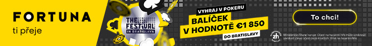 Kvalifikujte se na Fortuně na The Festival Bratislava