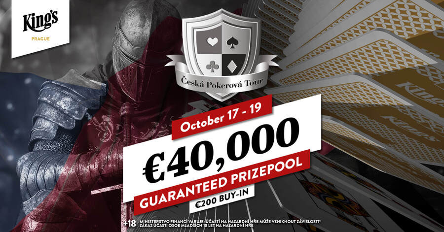 ČPT garantuje minimálně €40.000 prize pool