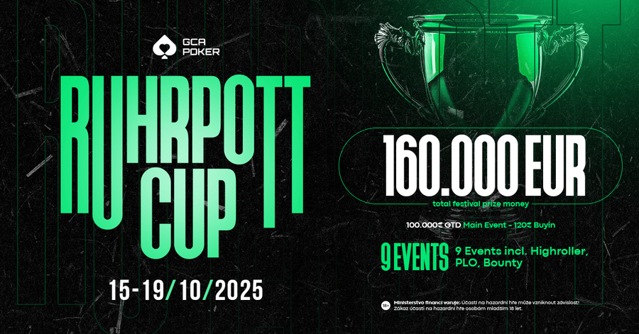 Ruhrpott Cup v Grand Casinu Aš garantuje v 9 turnajích €160.000