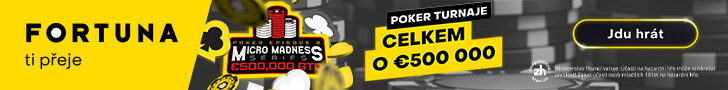 Zapojte se do série Micro Madness na herně Fortuna Poker