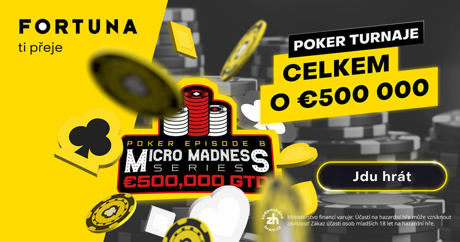 Micro Madness na Fortuně garantuje €500.000
