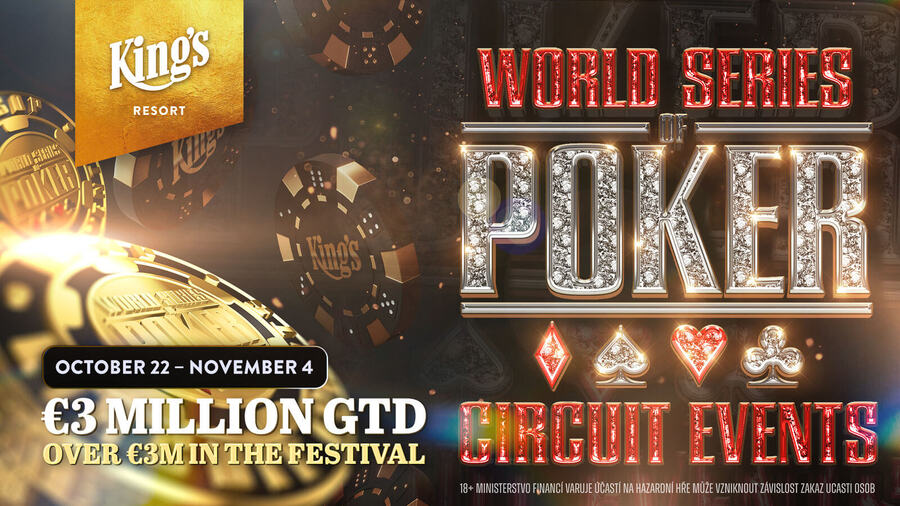 WSOPC garantuje celkem €3.000.000