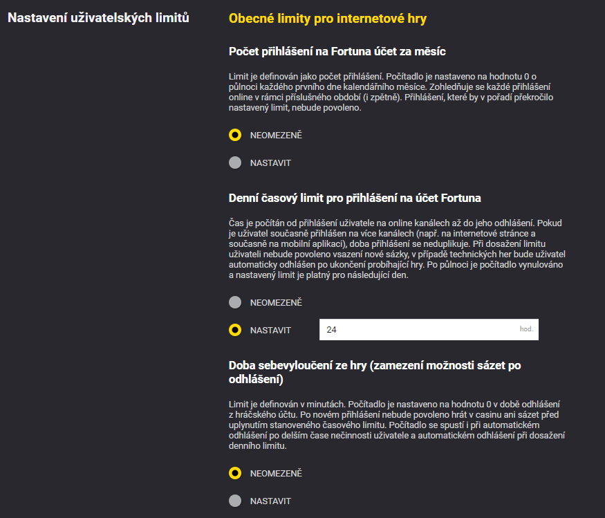 3. krok registrace na online herně Fortuna 3. krok registrace na online herně Fortuna