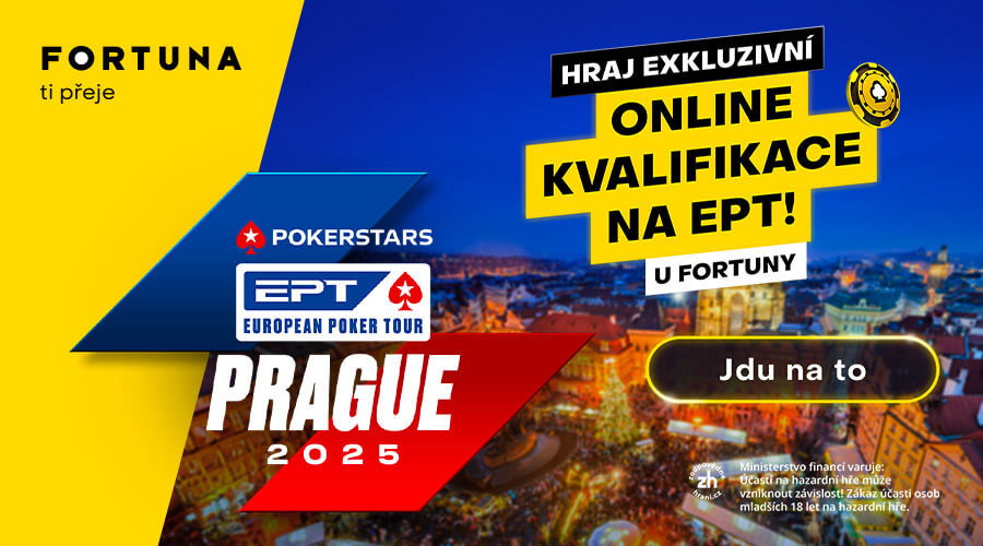 Kvalifikujte se na EPT Prague online na Fortuně Kvalifikujte se na EPT Prague online na Fortuně