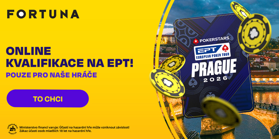 Fortuna kvalifikace na EPT Praha 2026
