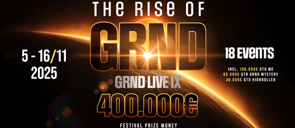 Festival GRND v GCA garantuje celkem €400.000