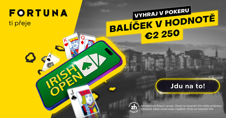 Vyhrajte s Fortunou balíček na Irish Open