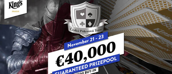 ČPT v King’s Casinu Praha garantuje minimálně €40.000 prize pool