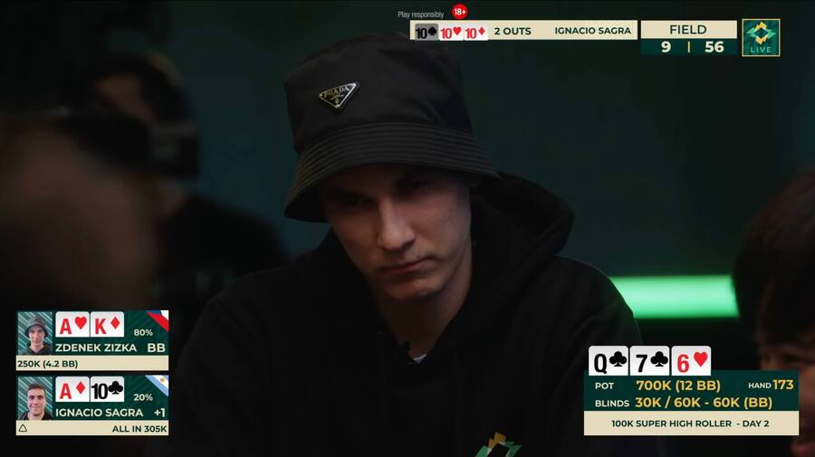 Zdeněk Žižka se postaral o prasknutí ITM bubliny v BSOP Super High Rolleru