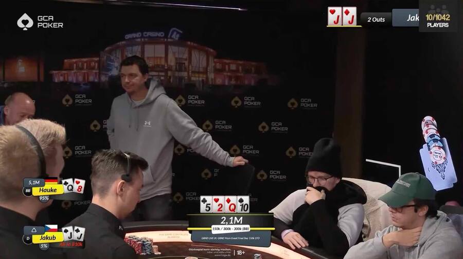 Nejlepším českým hráčem v turnaji se stal Jakub Bohunovský