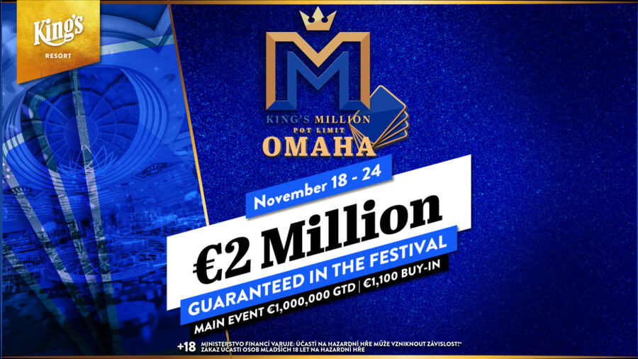 Festival King’s Million PLO garantuje €2.000.000