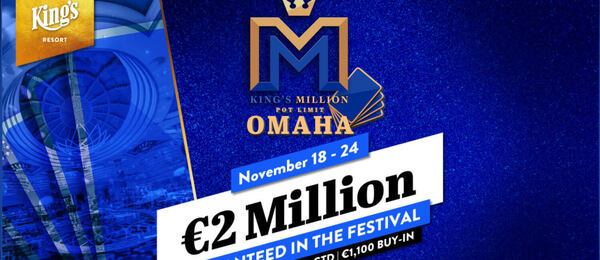 Festival King’s Million PLO garantuje €2.000.000