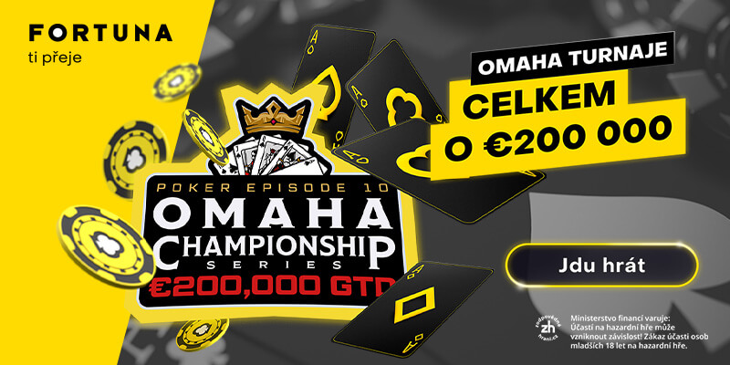 Omaha Championship garantuje celkem €200.000