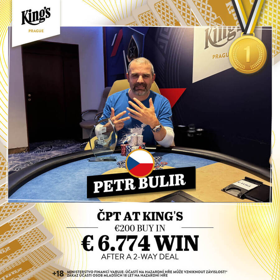 Petr Bulíř se stal novým šampionem ČPT