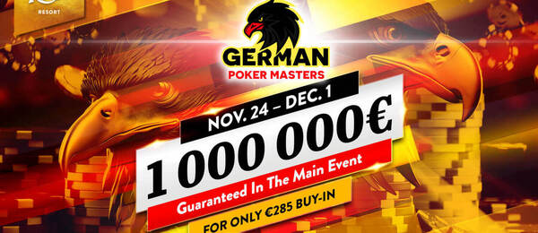 Main Event GPM garantuje 1 milion eur v prize poolu