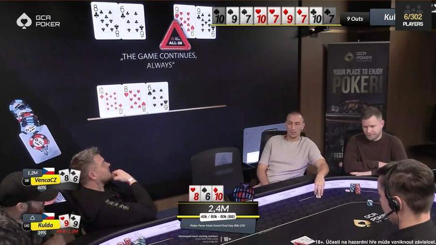 Český hráč Venca omylem dorovnal a vyřadil Kuldu