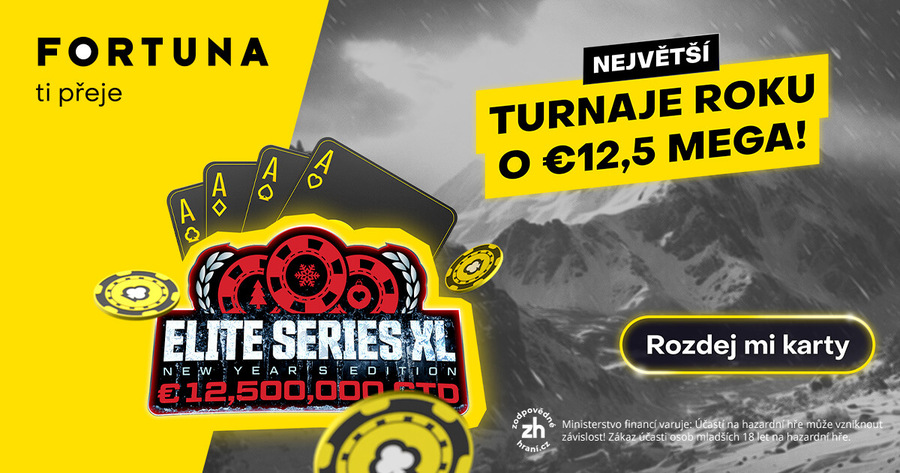 Elite Series XL na Fortuně garantuje €12.500.000