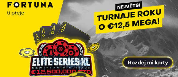 Elite Series XL na Fortuně garantuje €12.500.000