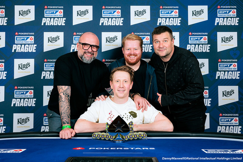 Vítězné foto Michala Schuha na EPT Praha 2025