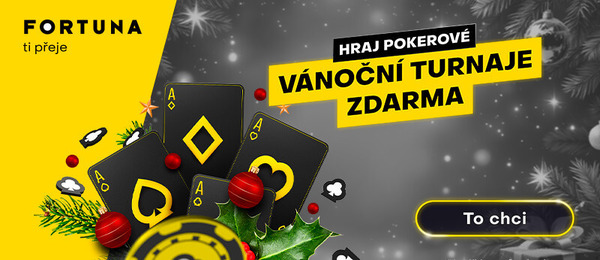 Speciální freerolly na Fortuna Pokeru si v prosinci zahrajete každou neděli