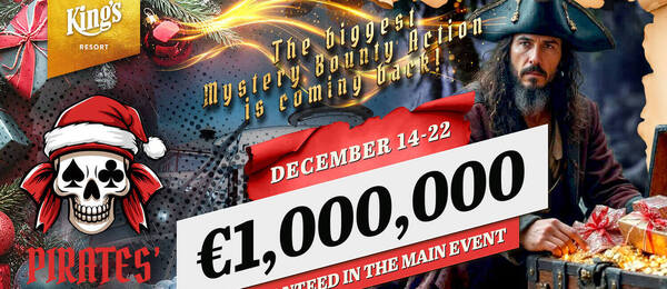 Pirates Poker Treasure garantuje €1.000.000