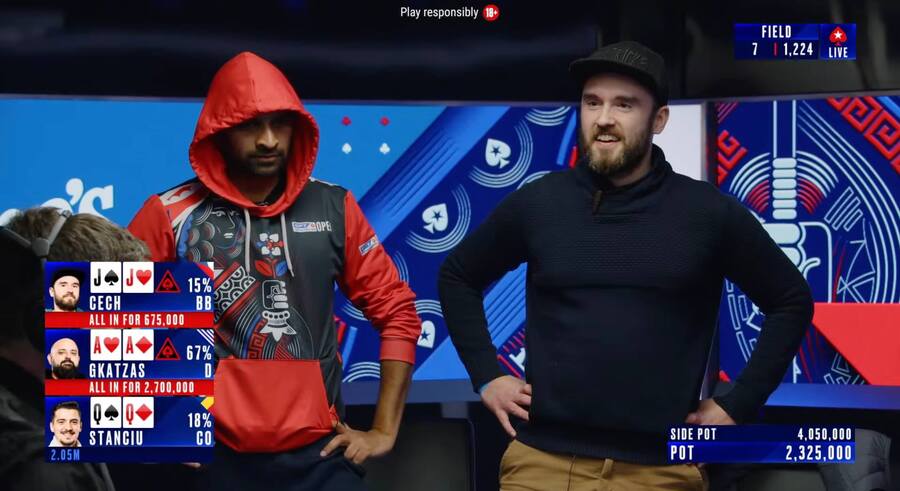 Vítězslav Čech ve finále EPT Praha Main Eventu nevytočil J-J do A-A a Q-Q
