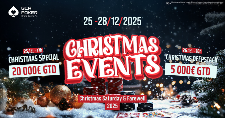 Speciální vánoční turnaje v&nbsp;Grand Casinu Aš