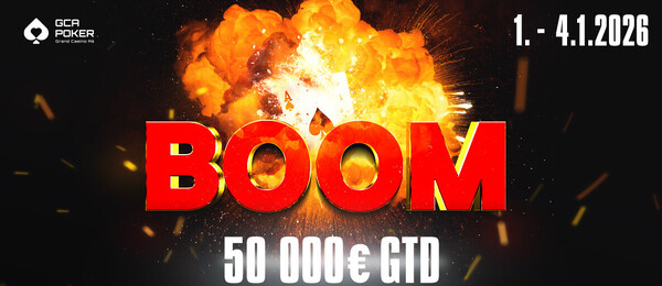 BOOM Main Event garantuje €50.000 prize pool