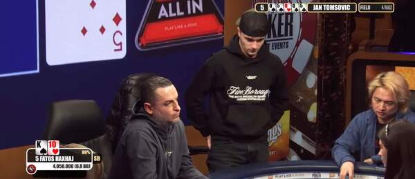 Jan Tomšovic na finálovém stole WSOPC Mini Main Eventu King’s Casina Rozvadov