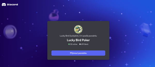 Připojte se na Discord Lucky Bird Poker a staňte se součástí pokerové komunity
